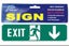 Sign - EXIT 1 (Set of 12) Carousel 1