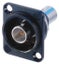 Neutrik - NBB75DFIB - Isolated BNC chassis connectors, feedthrough in black D... Carousel 1