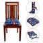 Dismountable Highchair Booster Cushion For Kids - Blue Dino Carousel 6