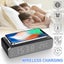 Wireless QI Charger LED Temperature Alarm Clock Carousel 5
