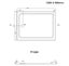 Framed Shower Rectangle Sliding 1200wx900dx1900h Door+Tray+Wall Liner $720 Carousel 15