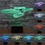 3D Illusion Acrylic LED Star Trek Enterprise Children's Night Light with Touc... Carousel 2