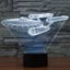 3D Illusion Acrylic LED Star Trek Enterprise Children's Night Light with Touc... Carousel 13