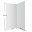 Framed Shower Rectangle Sliding 1200wx900dx1900h Door+Tray+Wall Liner $720 Carousel 12