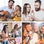 Portable Wireless Bluetooth USB Rechargeable Karaoke Microphone Carousel 6