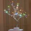 Creative 108 LED Copper Wire Tree Table Night Light Lamp - Multi Colour Light Carousel 9