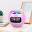 Wireless Rechargeable Spherical Speaker Digital Clock Carousel 15