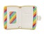 Loungefly Purse Sequin Rainbow new Official Disney Yellow Zip Around Carousel 2