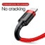 Baseus USB Cable For iPhone 13 12 11 X 8 7 6 6s Plus 5 5S SE iPad Charger 1M RED Carousel 6
