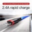 Baseus USB Cable For iPhone 13 12 11 X 8 7 6 6s Plus 5 5S SE iPad Charger 1M RED Carousel 2