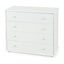 Carnival 4 Drawer Lowboy White Carousel 1