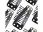 20pcs 10-Teeth Snap-Comb Wig Clips With Rubber For Hair Extension Carousel 9