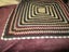Autumn tones cot blanket/rug crocheted* Carousel 1
