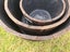 3-Piece Fir Barrel Planter Set - Burnt colour Carousel 8