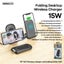 Desktop Wireless Charger REMAX Folding Fast Charging RP-W21 Phone Holder Black Carousel 1