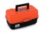 Tackle Box with 2 Fold Out Trays - Orange Carousel 1