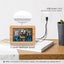 LCD Display Alarm Clock Weather Station with Wireless Outdoor Thermometer Carousel 6