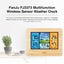 LCD Display Alarm Clock Weather Station with Wireless Outdoor Thermometer Carousel 8