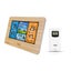 LCD Display Alarm Clock Weather Station with Wireless Outdoor Thermometer Carousel 9