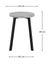 Jonty Barstool 46cm - Matt White Carousel 3