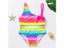 Swimsuit Girls Kids Swimwear 2-14Y Toddler Girls Bikini Set Ruffle Children's Carousel 9