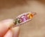 Multi-Gem Ring / 18KGP Rose Gold - Open Size Carousel 1