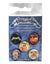 Metallica Button Badge The Singles Band Logo new Official Set Of 5 Carousel 1