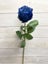 Artificial Flower Stem - Single Alice Rose Bud (Blue) Carousel 2