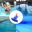 Portable Mini Swimming Pool Pond Spa Jet Vacuum Cleaning with Brush Carousel 2