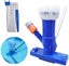 Portable Mini Swimming Pool Pond Spa Jet Vacuum Cleaning with Brush Carousel 1