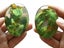 Green Resin Transparent Lava Dragon Egg Sculpture Decor Carousel 5