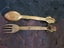 Vintage Heavy Brass Peruvian Utensils Carousel 4