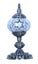 Turkish Mosaic Table Lamp White With Large Elegant Base - 33cm Carousel 4
