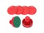 2PCS Plastic Air Hockey Pushers 4PCS Pucks Replacement For Game Tables Black Carousel 4