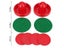 Red Air Hockey Equipment Pucks Accessories Carousel 3