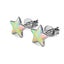 18K White Gold Crystal Star Earring "Star" (AB) Carousel 3