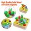 Kids Toy Wooden Sensory Education Carousel 3