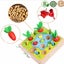 Kids Toy Wooden Sensory Education Carousel 7