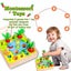 Kids Toy Wooden Sensory Education Carousel 8