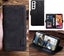 Samsung Galaxy s26 plus case contrast denim wallet magnetic black Carousel 1