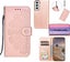 Samsung Galaxy s25 plus embossed PU leather wallet case mandala totem rose gold Carousel 1