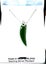 Greenstone sharkTooth with Sterling Silver Bail Carousel 1