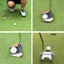 Putters,Golf Club Putter Golf Traning Equipment Golf Putter Golf Clubs 8CM Head Carousel 16