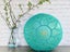 Quality Moroccan Leather Pouf Ottoman Footstool Turquoise - FREE DELIVERY Carousel 8
