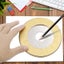 Drawing Ruler Drafting Circle Tool Stainless Steel Plotting Compass Round Measur Carousel 5