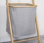 Bamboo Wall Leaning Ladder Laundry Basket Shelf 180 cm Carousel 6