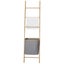 Bamboo Wall Leaning Ladder Laundry Basket Shelf 180 cm Carousel 9