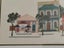 Vintage Framed Cross Stitch Picture of a Street Scene Carousel 4