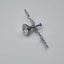 120mm Crystal Glass w Silver Base Knobs Pulls 120x25mm Carousel 3