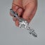 120mm Crystal Glass w Silver Base Knobs Pulls 120x25mm Carousel 4
